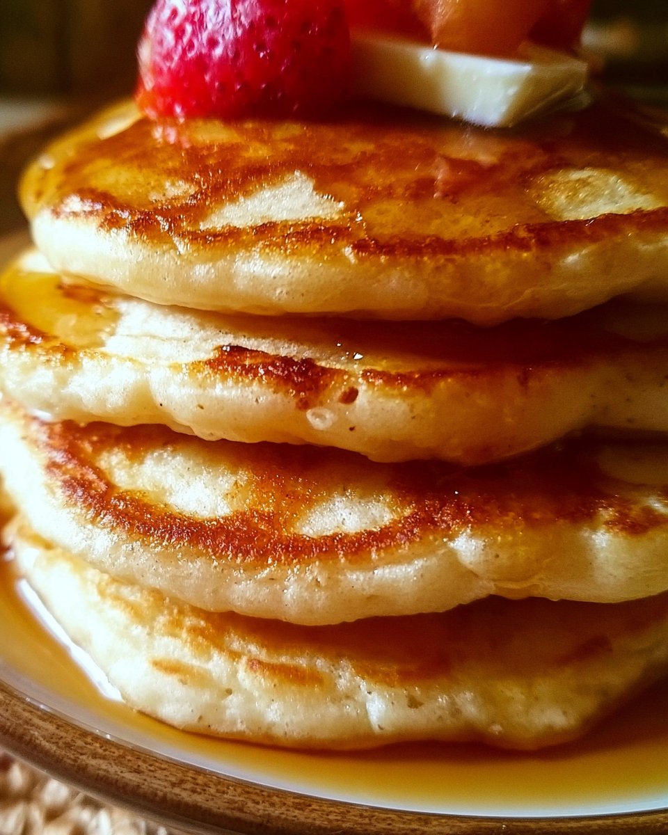 Fluffy Pancakes Made with Buttermilk