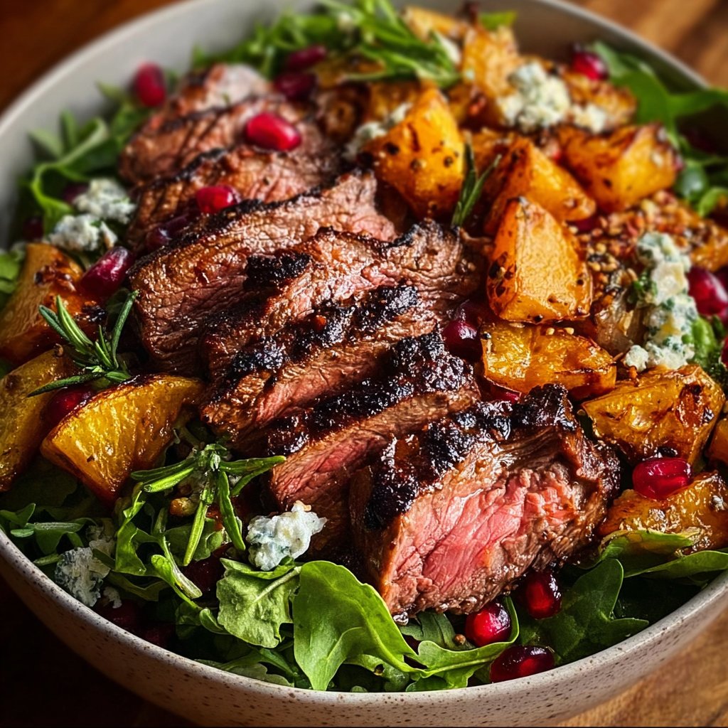 Fall Harvest Steak Salad