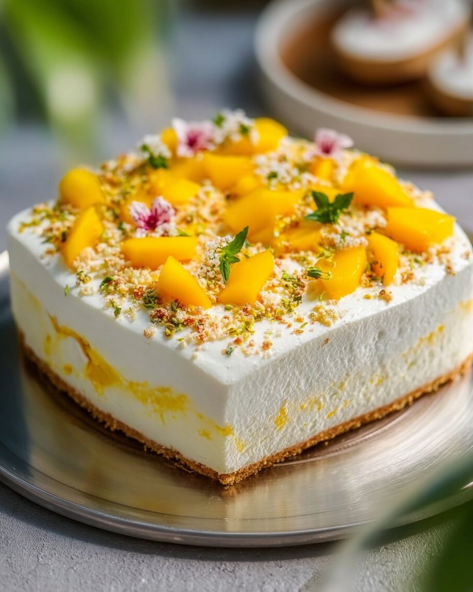 Mango Lassi Tres Leches Cake: Summer's Tropical Delight
