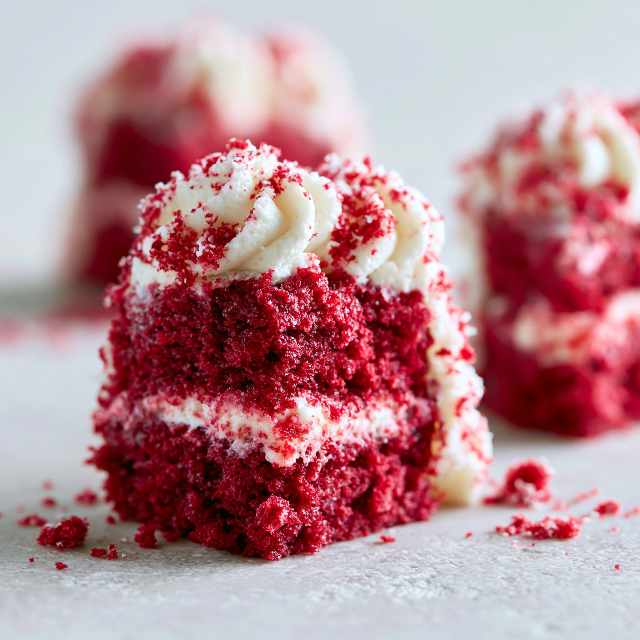 Rote Samt Kuchen Minis