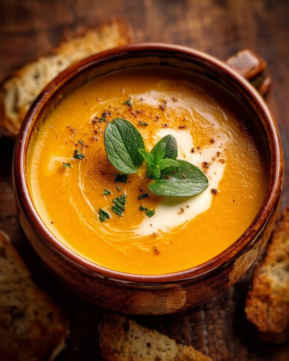 Omas Cremige Kürbissuppe