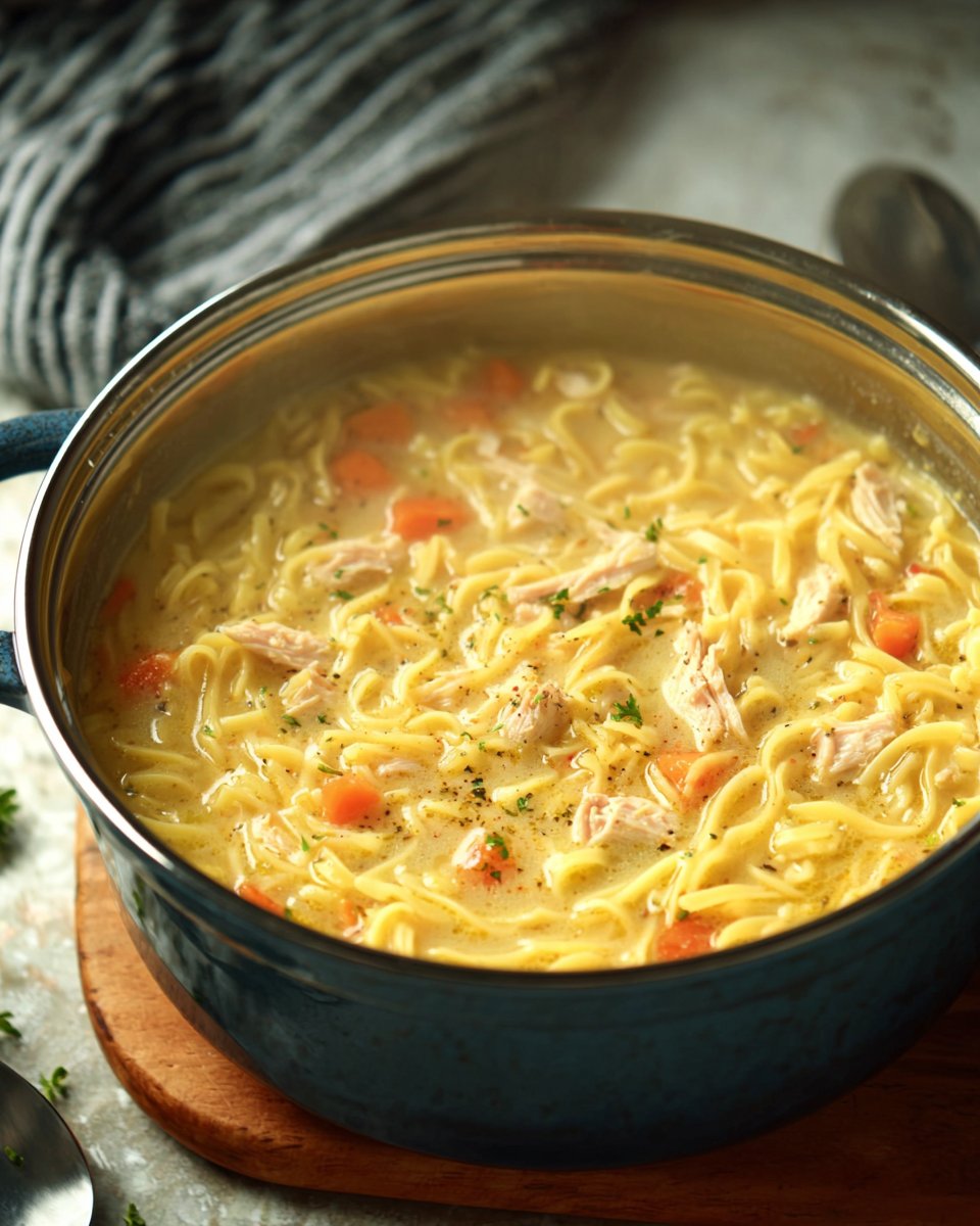 Crack Chicken Noodle Soup