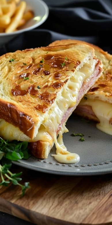 Croque-monsieur Air Fryer : quick and delicious recipe