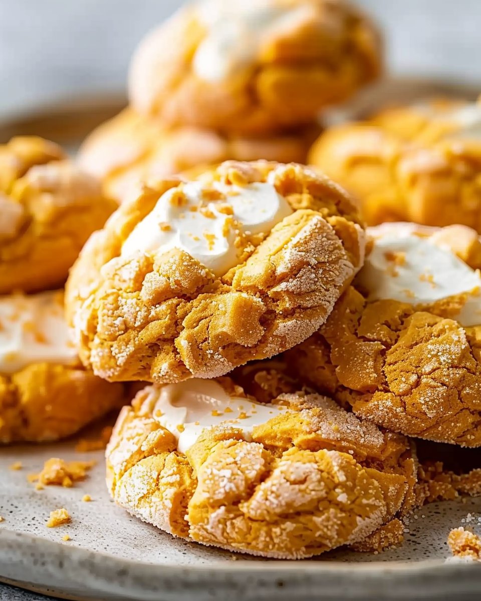 Pumpkin Cheesecake Cookies 1 Pumpkin Cheesecake Cookies