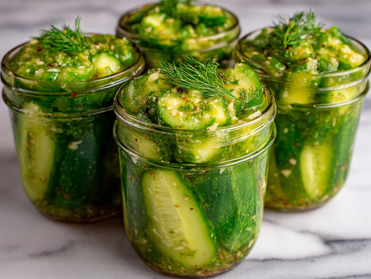 Easy Homemade Canned Dill Pickles