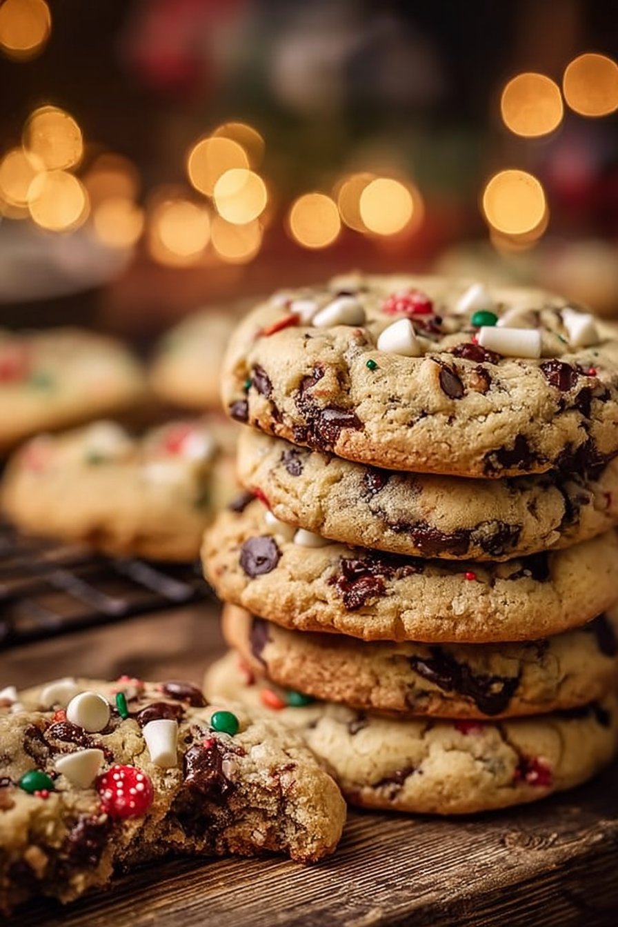 Winter Wonderland Chocolate Chip Cookies
