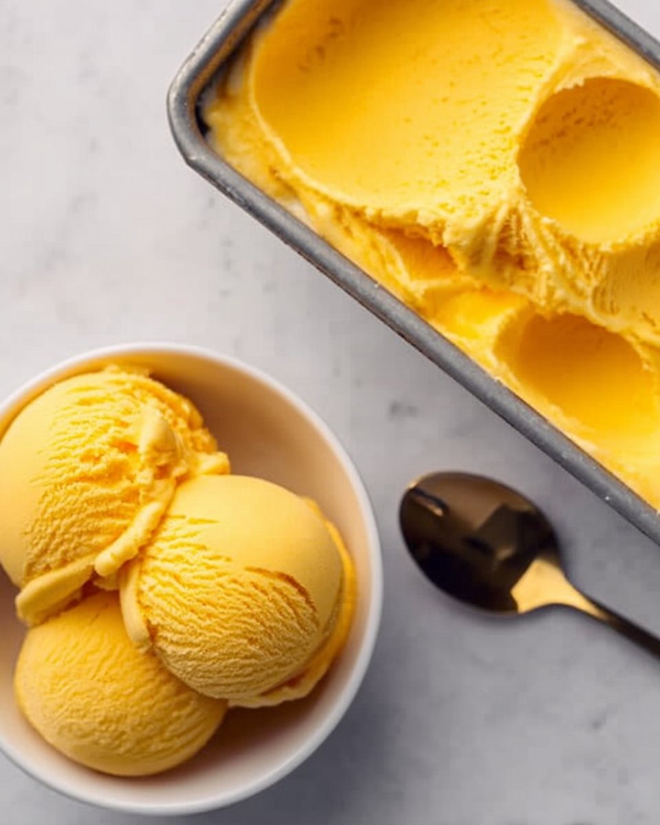 Summer Mango Ice Cream