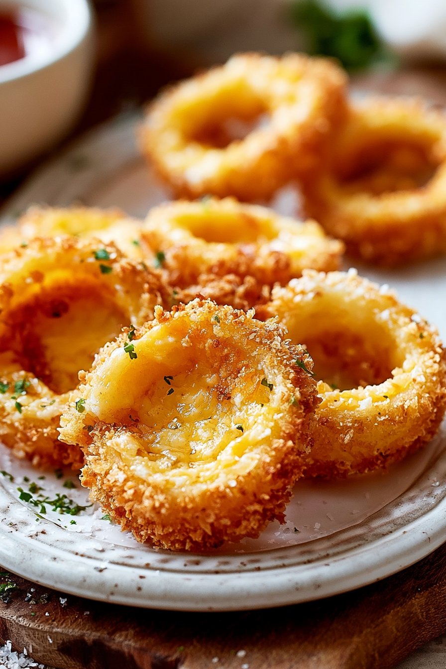 Crispy Cheesy Onion Ring Chips