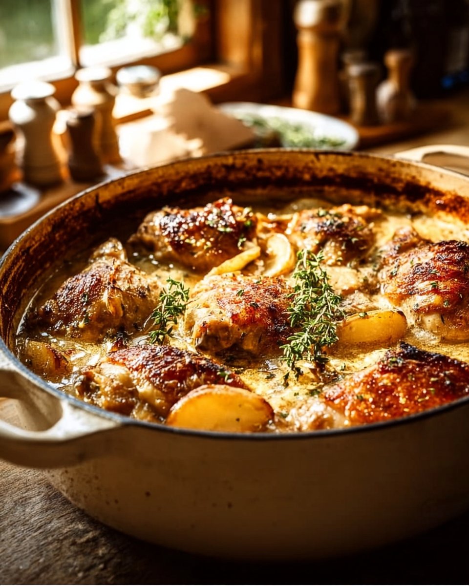 Simple French Chicken Casserole