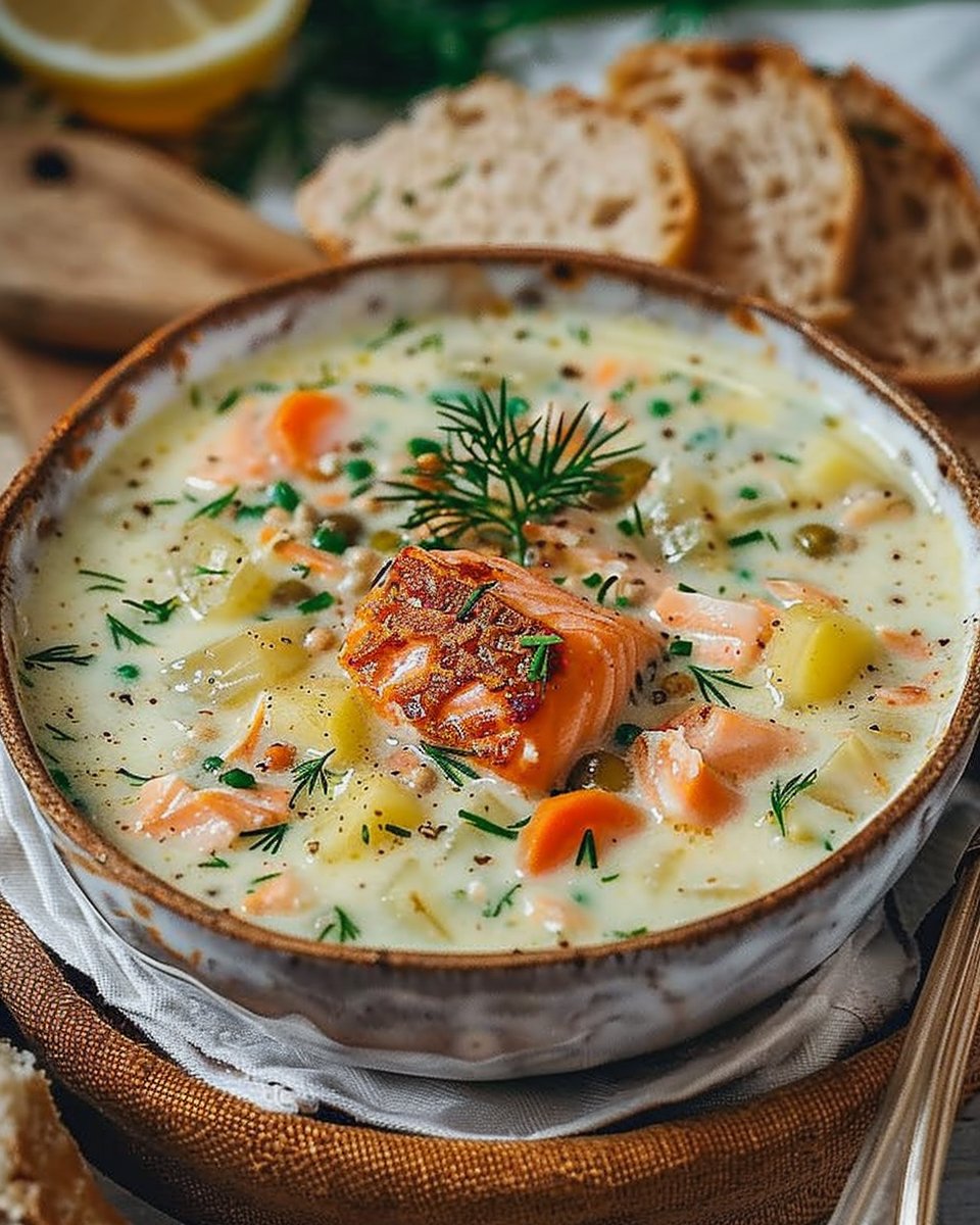 Cozy Salmon Chowder 2 Cozy Salmon Chowder