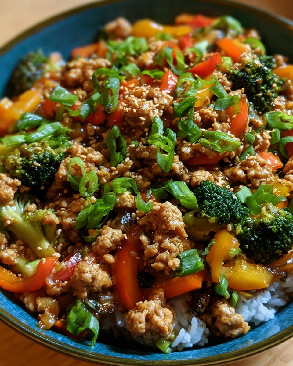 Ground Turkey Teriyaki Stir-Fry Recipe