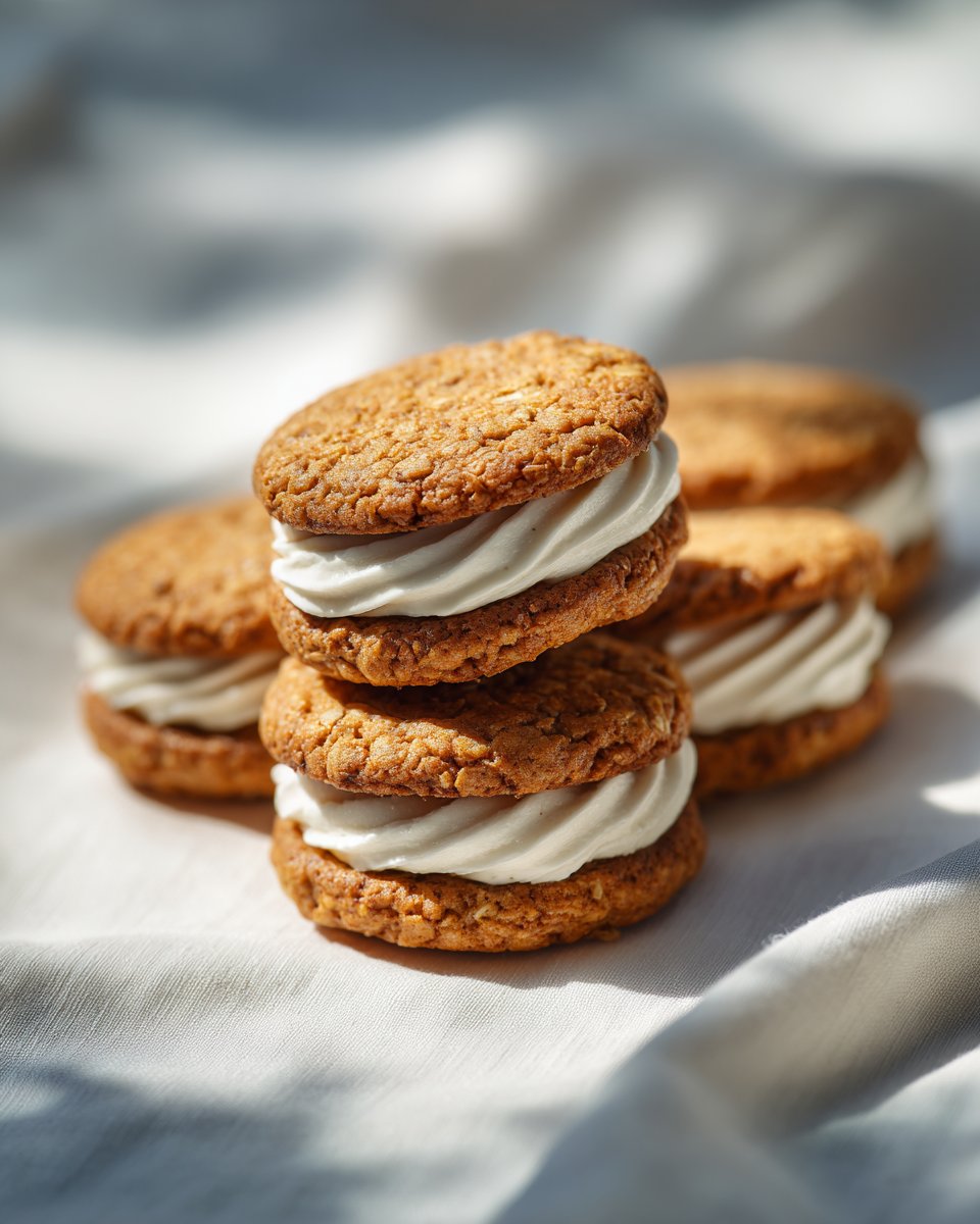 Sourdough Oatmeal Cream Pies