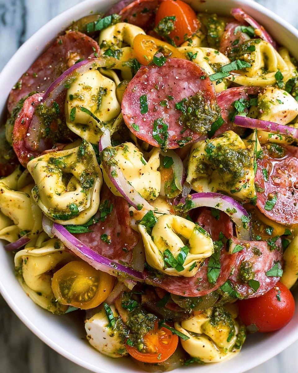 30-Minute Antipasto Tortellini Pasta Salad