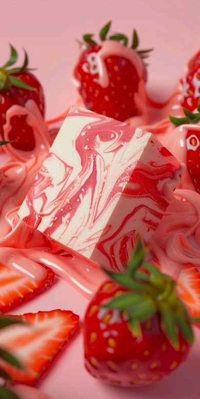 Fudge à la fraise spectaculaire