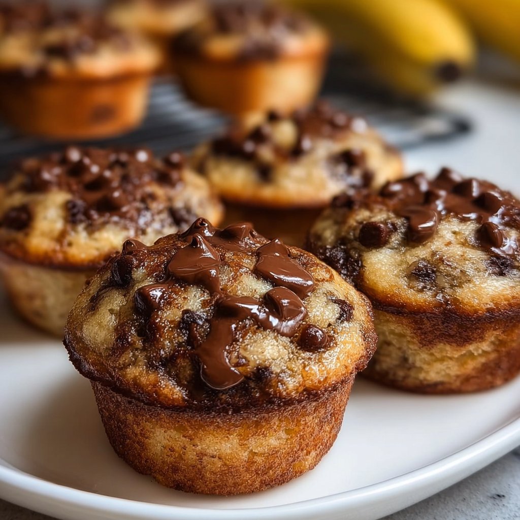 Banana Chocolate Chip Mini Muffins