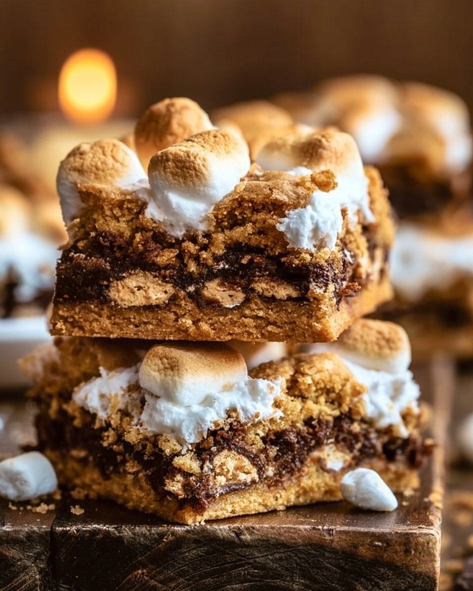 S'mores Cookie Bars