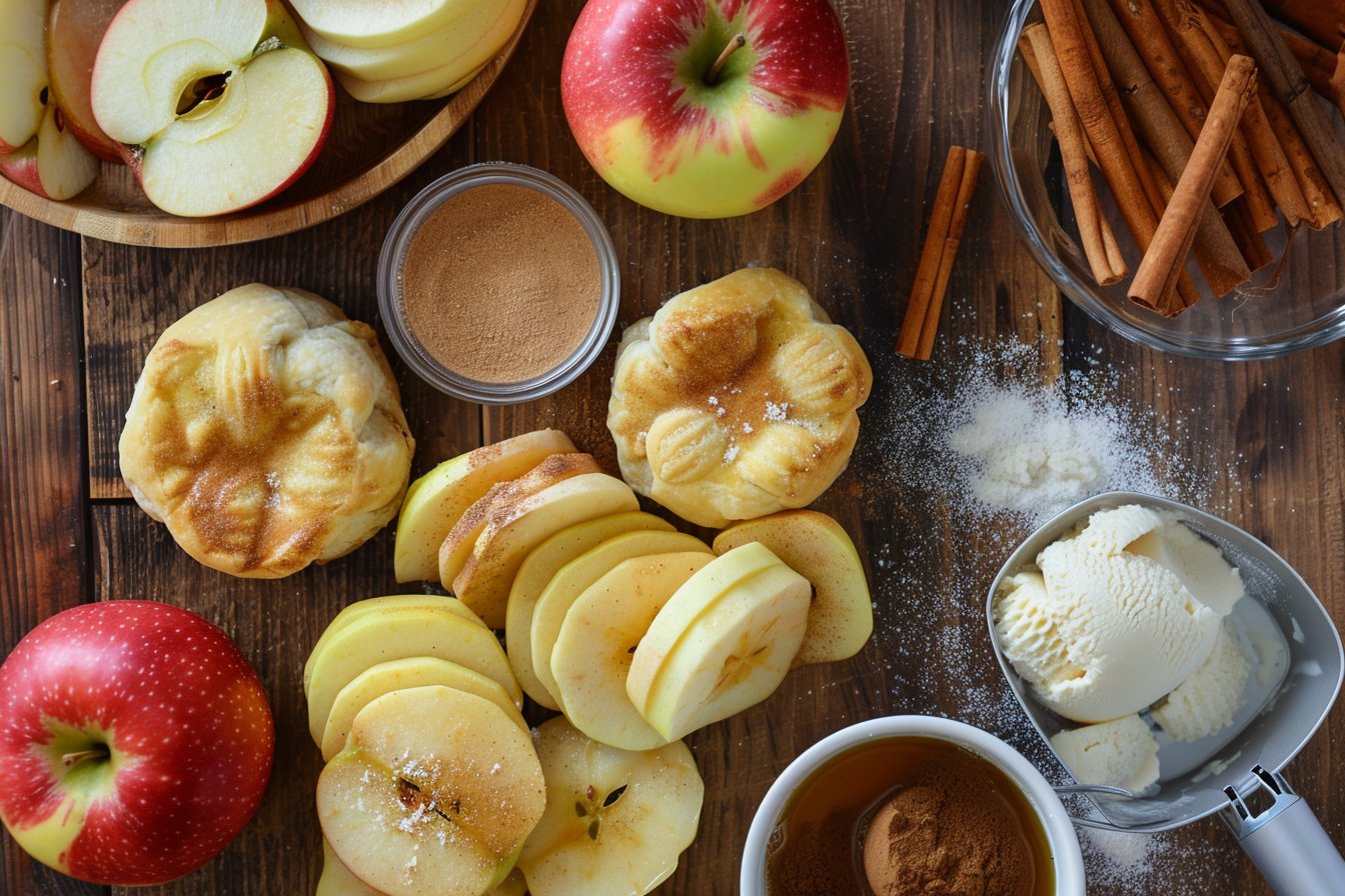 Sweet Air Fryer Apple Pie Bombs