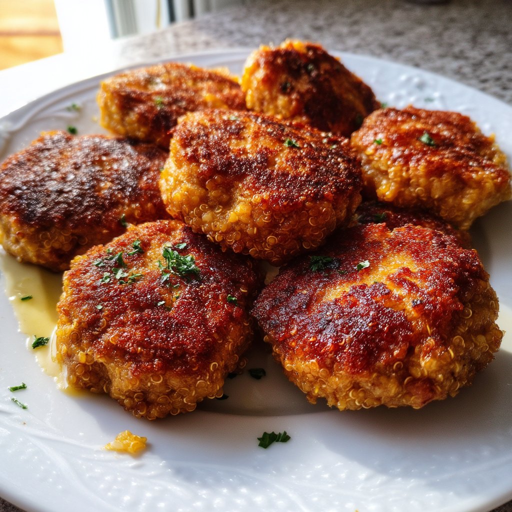 Salmon Cakes with Quinoa Binder