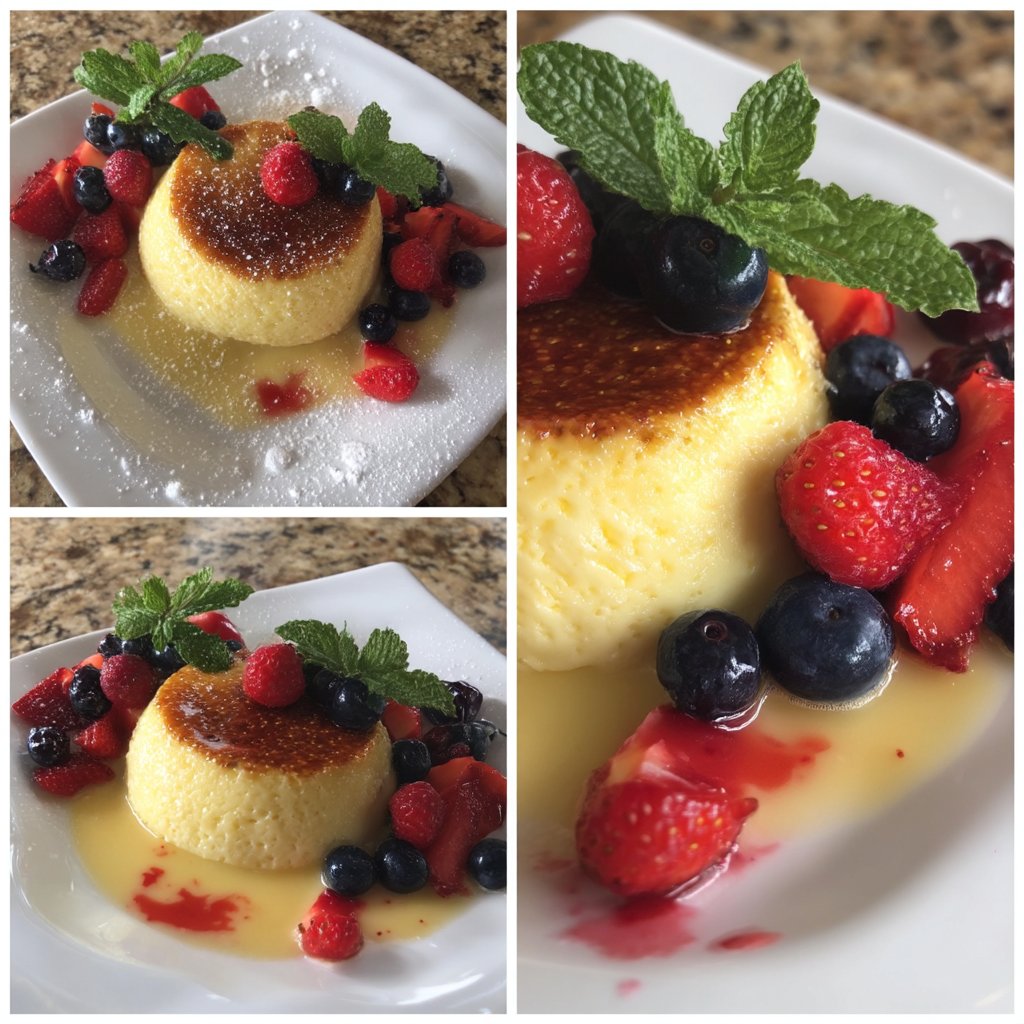 Italian Zabaglione with Berries