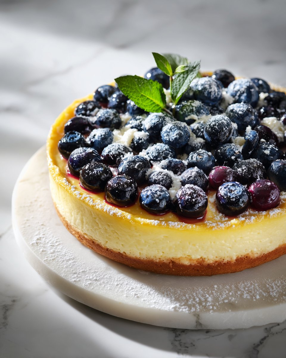 Lemon Blueberry Cheesecake
