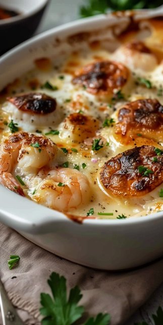 Gratin de fruits de mer