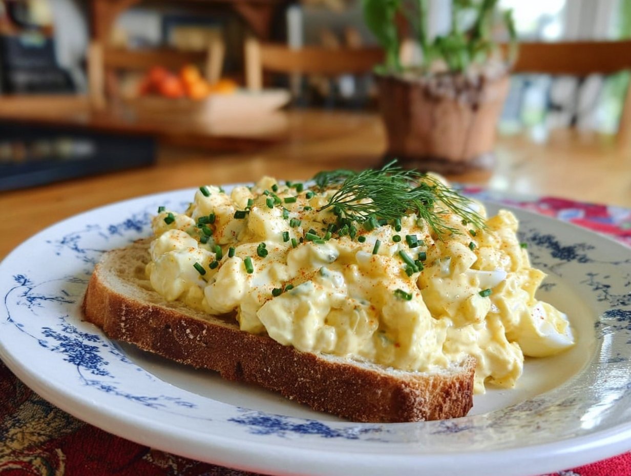 Grandma Barb's Egg Salad Sandwiches