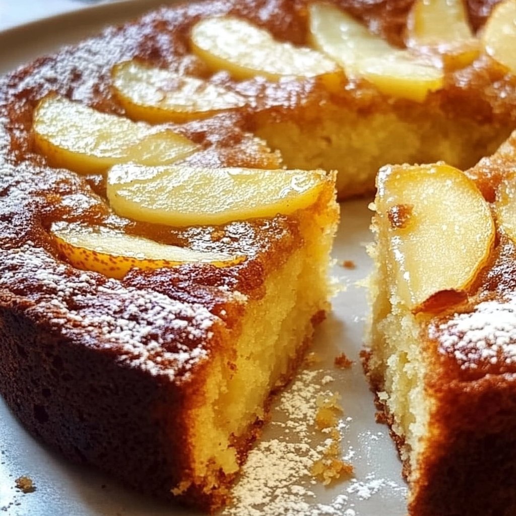 Pear Frangipane Cake