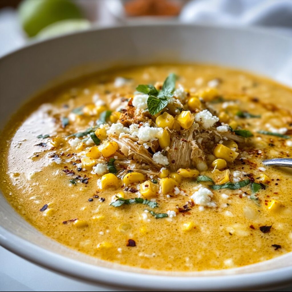 Mexican Street Corn Soup