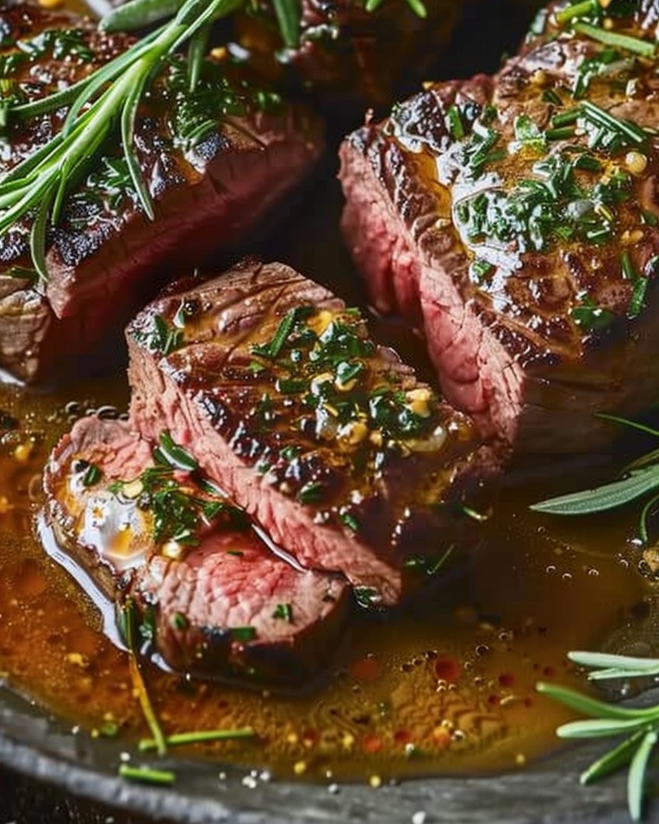 Herb-Roasted Beef Tenderloin with Savory Pan Sauce 2 Herb-Roasted Beef Tenderloin with Savory Pan Sauce