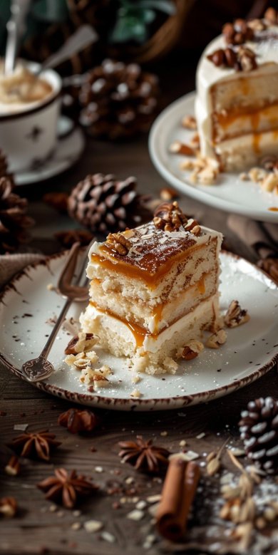 Délicieux Gâteau de Riz au Caramel et Vanille