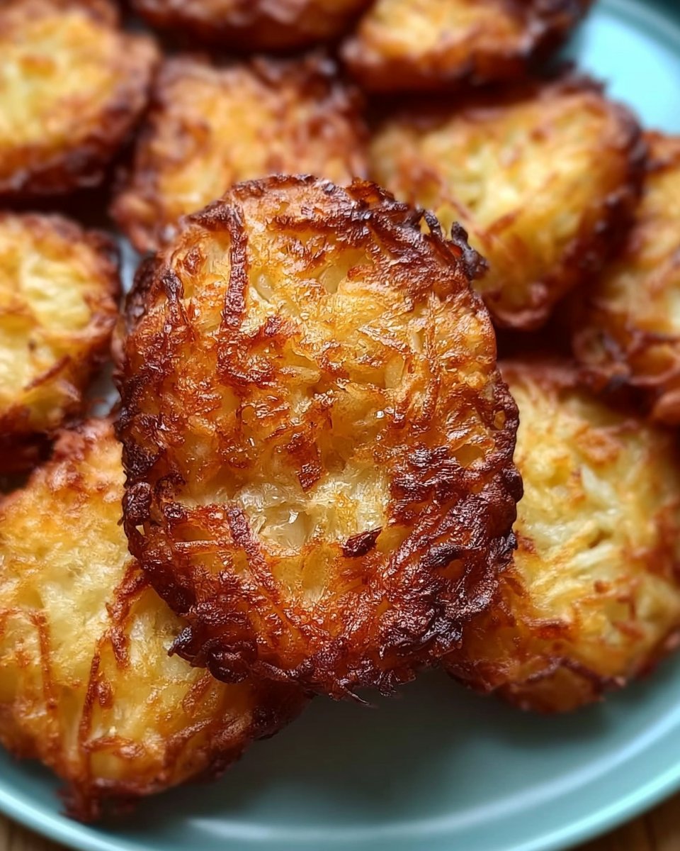 Crispy Garlic Parmesan Hashbrowns
