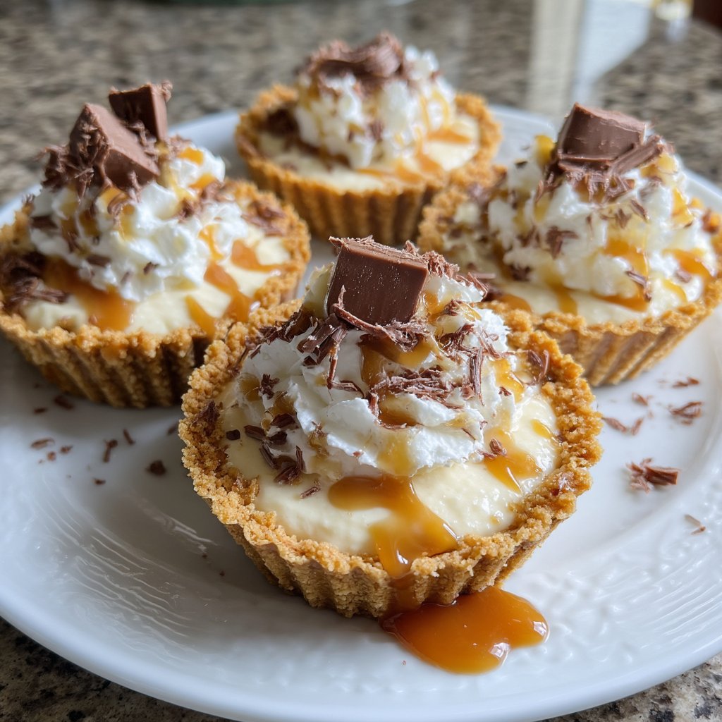 No-Bake Caramel Latte Pie Cups 2 No-Bake Caramel Latte Pie Cups