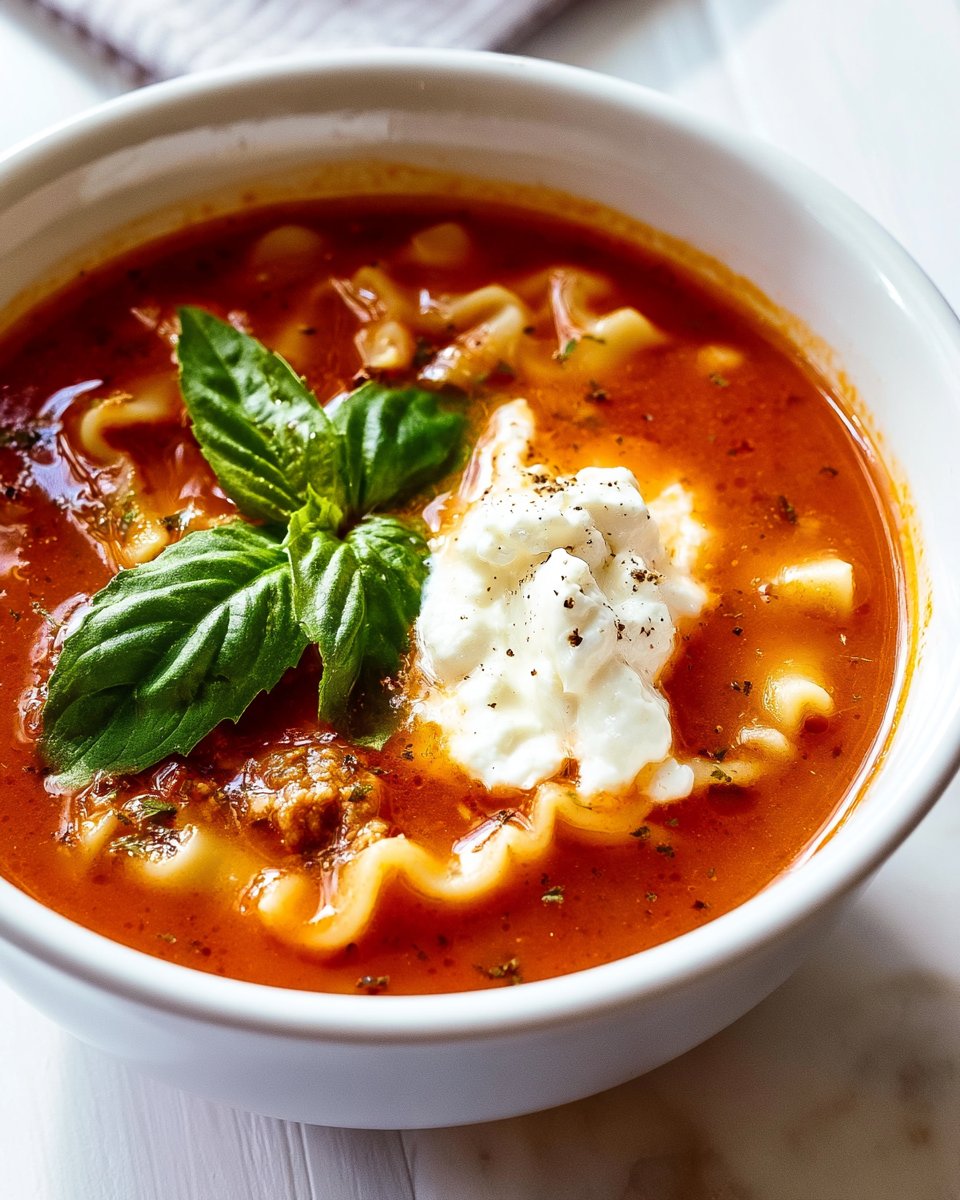 Lasagna Soup