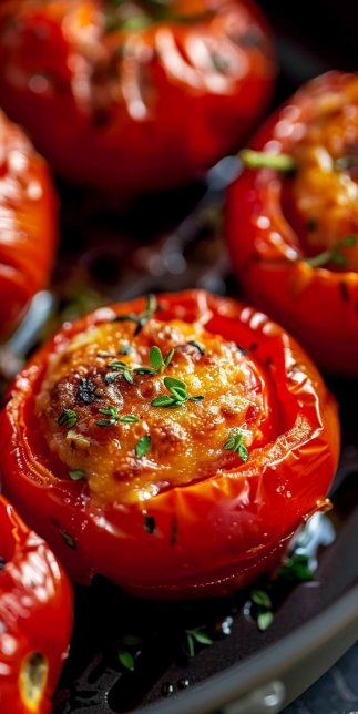 Tomates Farcies à l'Air Fryer