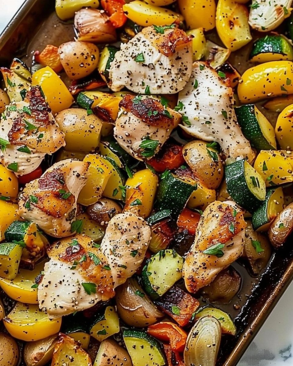 Sheet Pan Ranch Chicken and Veggies: A One-Pan Wonder for Busy Weeknights