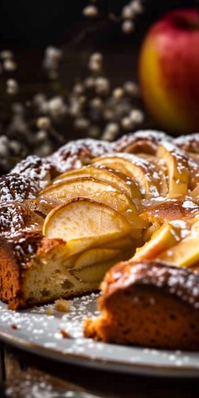 Gâteau aux pommes aérien moelleux et rapide