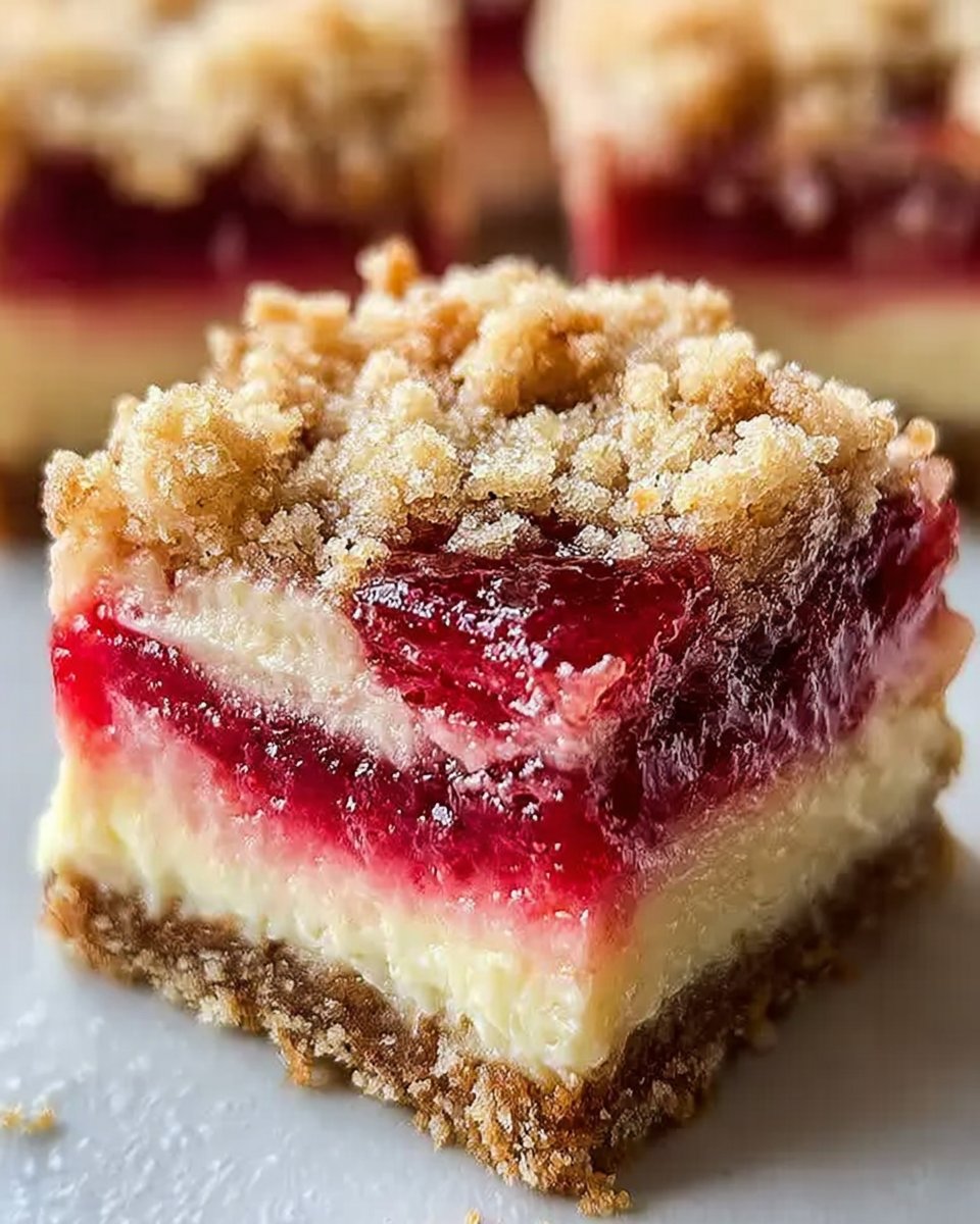 Ina Garten Rhubarb Cheesecake Squares