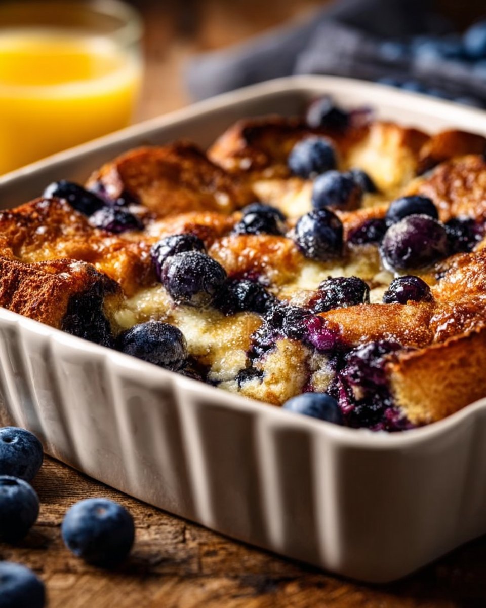 Blueberry French Toast Casserole