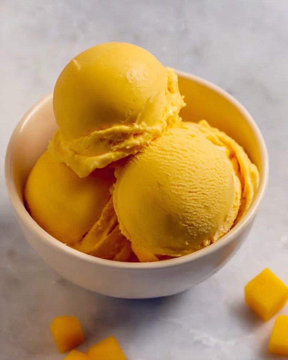 Easy Mango Ice Cream
