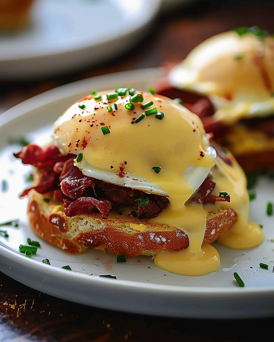Corned Beef Hash Eggs Benedict