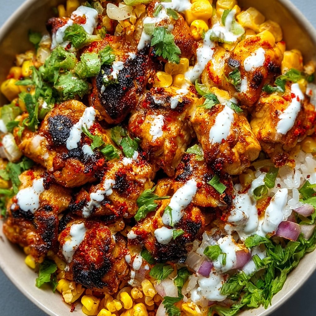 Tasty Street Corn Chicken Bowl