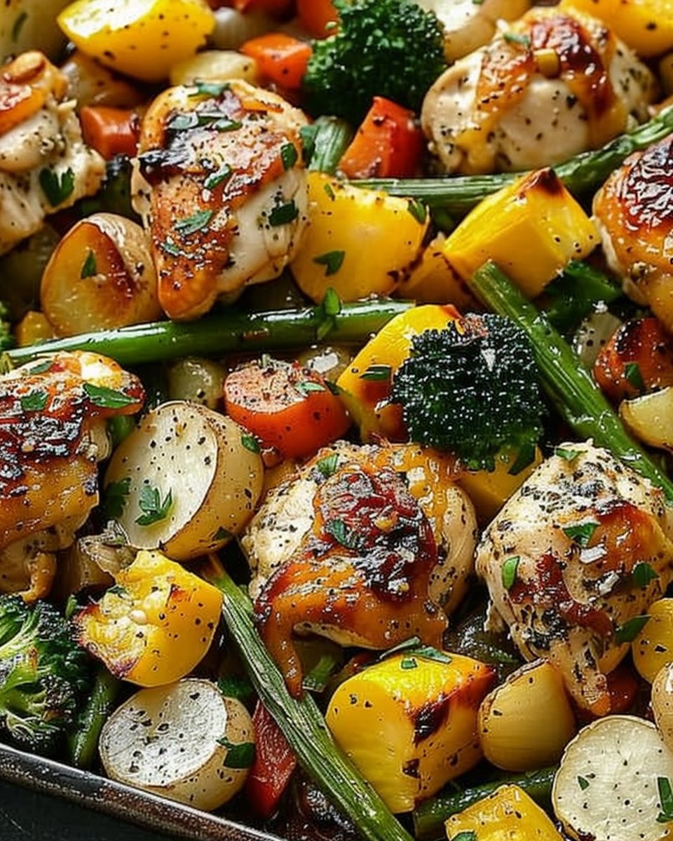 Sheet Pan Ranch Chicken and Veggies: A One-Pan Wonder for Busy Weeknights