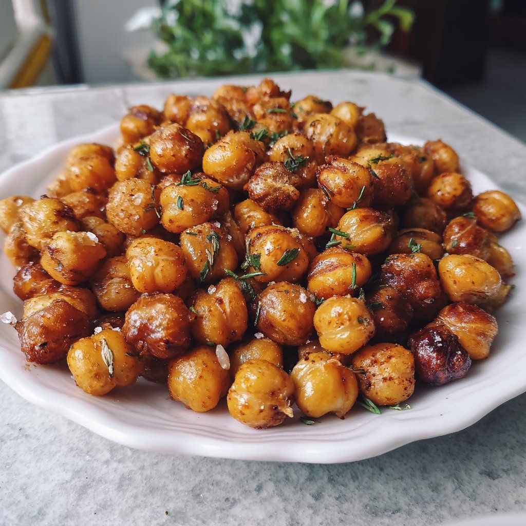Crispy Roasted Chickpeas