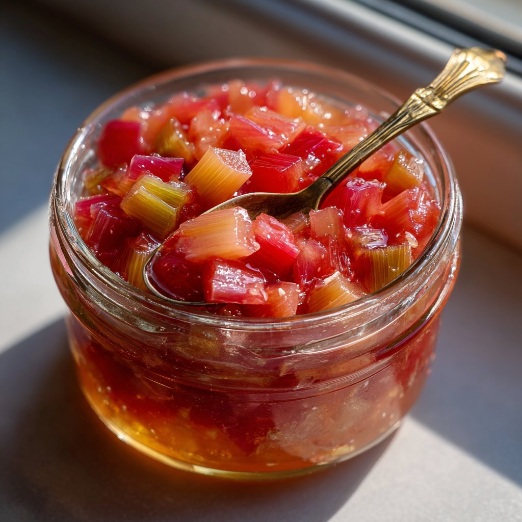 Lemon Honey Rhubarb Compote