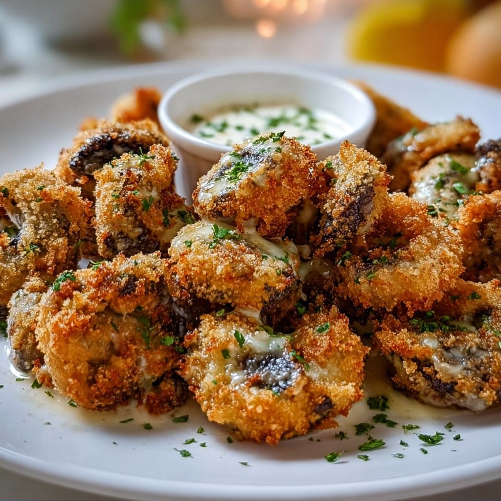 Crispy Air Fryer Ranch Mushrooms Recipe for Delicious Flavor