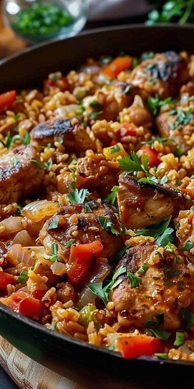 Jambalaya au Poulet : Un Voyage Culinaire