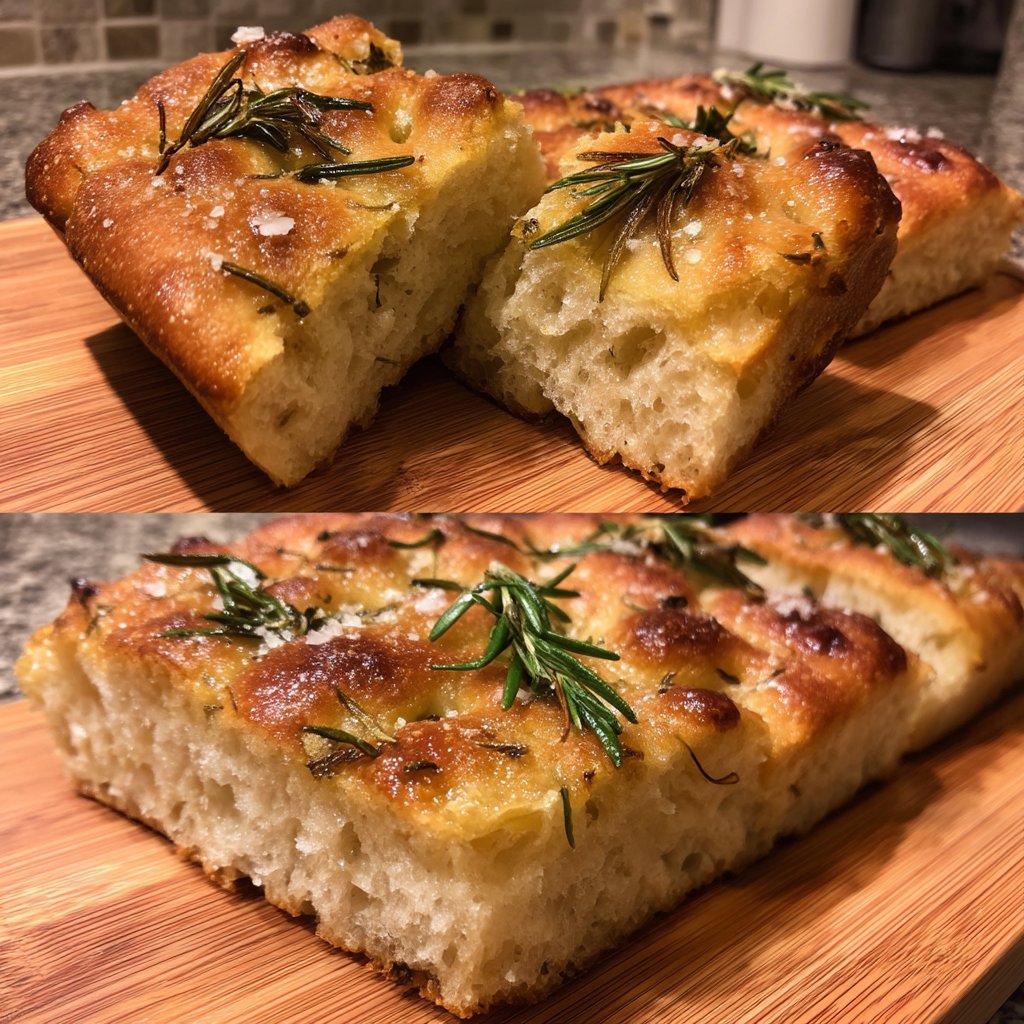 Whole Wheat Focaccia with Rosemary 2 Whole Wheat Focaccia with Rosemary