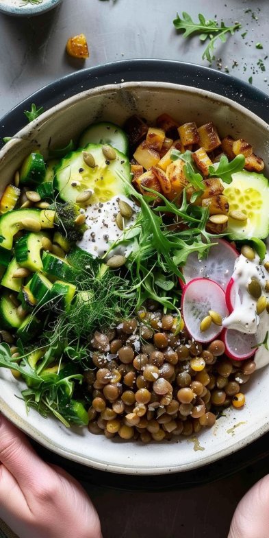 Bol de Bouddha aux Lentilles