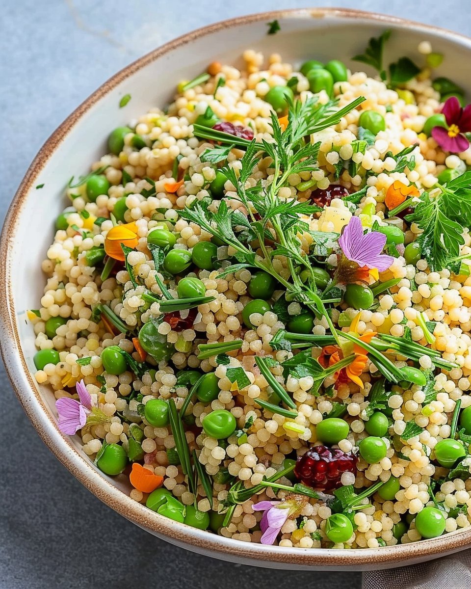 Vibrant Easter Spring Couscous Salad