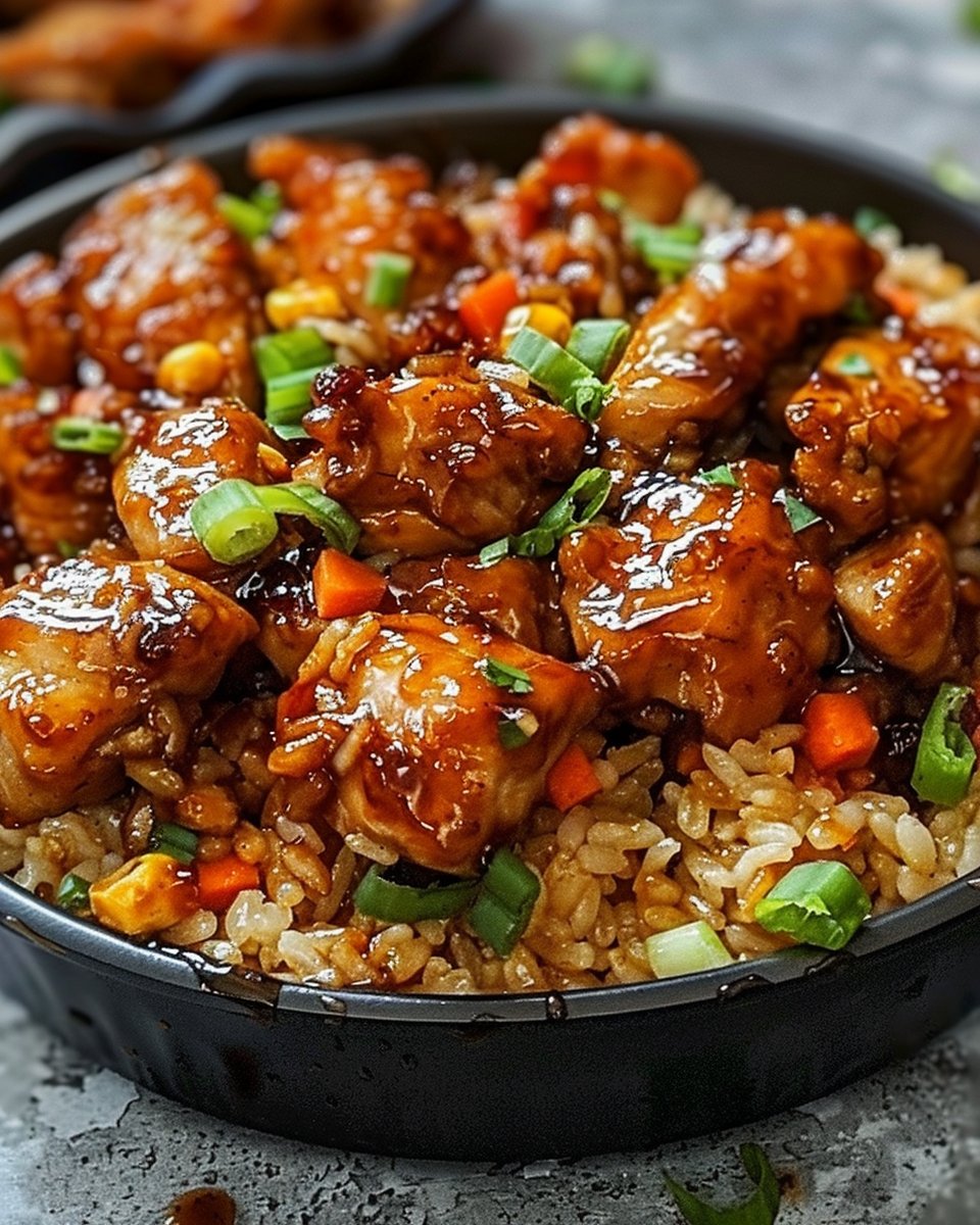 One-Pan Bold Honey BBQ Chicken Rice
